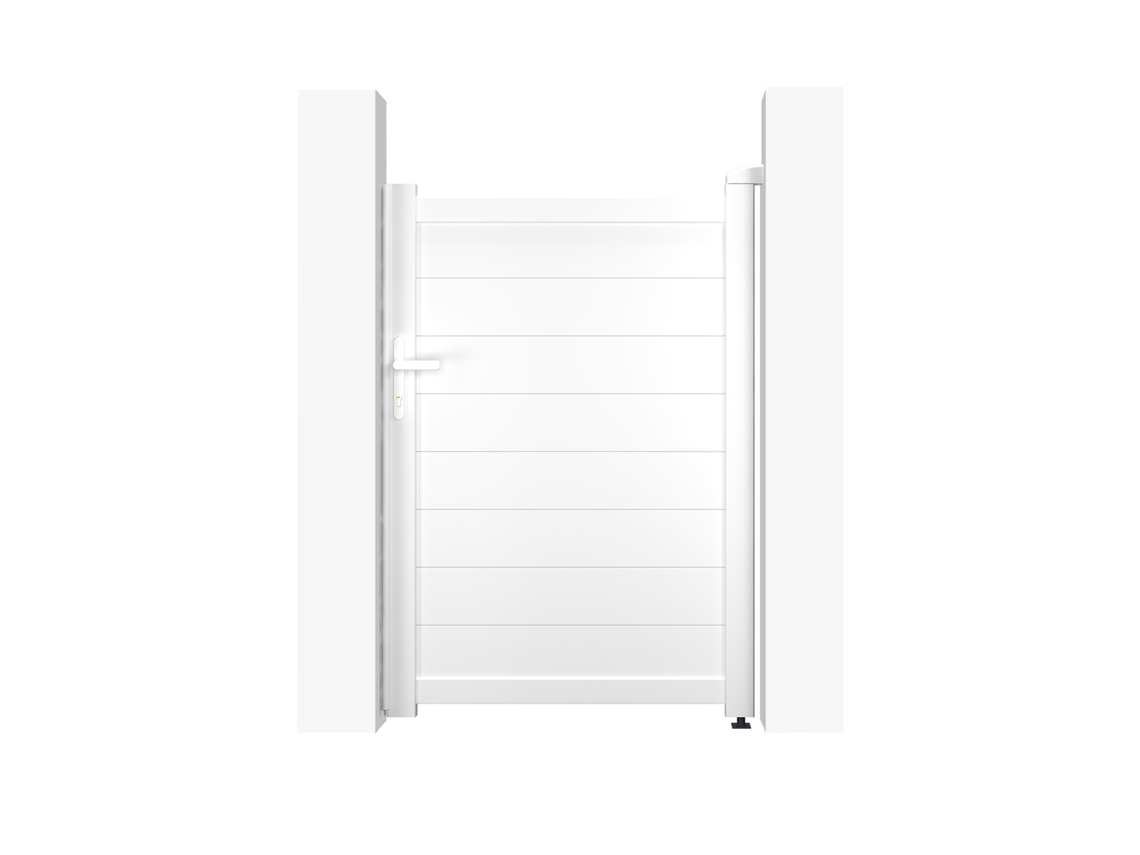 Portão de jardim 1m EIGER H.140cm branco