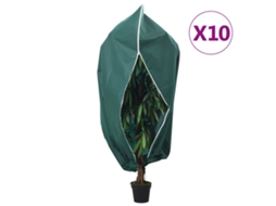 Vidaxl Coberturas Para Plantas Com Fecho 10 Pcs 70 G/m² 3,93x3,5 M