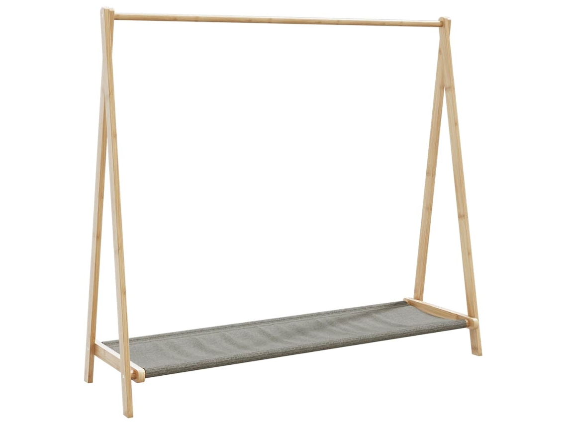 Vidaxl Roupeiro Com Prateleiras 106x34x102 Cm Bambu