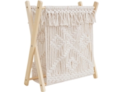 Suporte Para Livros, Cesto De Arrumação Boémio, Para Casa, De Chão