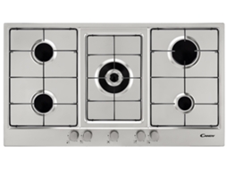 Placa de Gás CANDY PG 953/1 SX (Gás Natural - 90.9 cm - Inox)