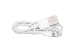 Cable de datos para iPhone con carga rápida de 2,4 A, Usb A, material TPE, blanco | S/MARCA