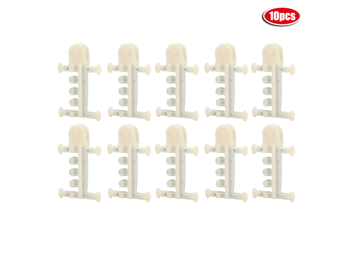 Kit de Fixação de Estufa LAXISCREED Branco 10pcs