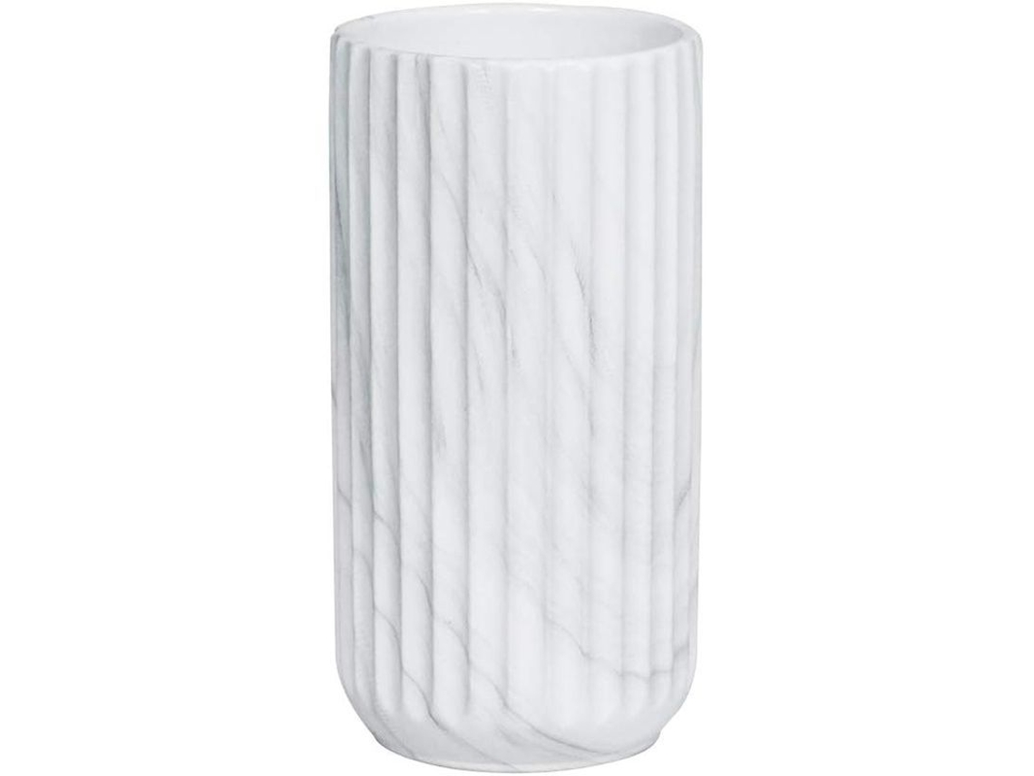 Vasos De Cerámica De Mármol Blanco 7 Pulgadas Para Decoración Hogar Y Centros De Mesa Regalo