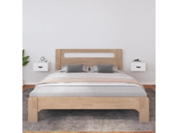 Vidaxl Mesas De Cabeceira Montagem Na Parede 2 Pcs 40x29,5x22cm Branco