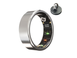 NISSGU Smart Ring Sleep Heart Rate Blood Oxygen Tracke para Android Ios Prata #9