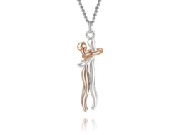 2026 colgante de Collar de Pareja Abrazo Estilo Amor Joyería Regalo para Esposa Chicas Día de San Valentín