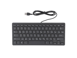 Aetheria teclado Usb Fio Ultra Slim 78 Teclas Qwerty Layout Dual Idioma 4.3ft Cabo