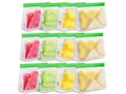 Sacos de Armazenamento de Alimentos Reutilizáveis Stand Up Sacos Ziplock de Grau Alimentar para Carne Frutas Cereal Lanches NEVEANCE