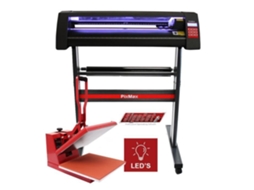 Plotter de Corte de Vinil Guia de Corte de Led Prensa Térmica de 38 Cm e Impressão de Transferência Por Sublimação Do Software Signcut Pro