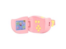Primerox câmera Digital Infantil Multifuncional Mini Dv com Tela Tft 2,0 Polegadas Brinquedo Educativo Rosa