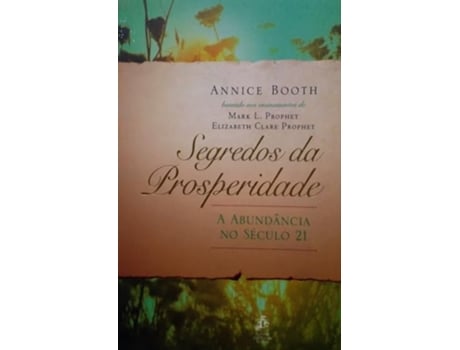 Livro Segredos da Prosperidade de Annice Booth (Português)