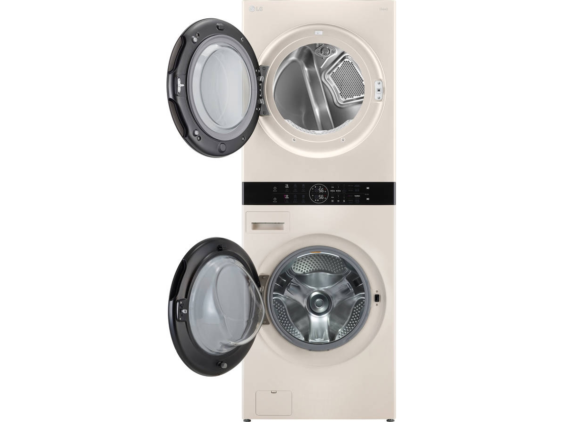 M�quina de Lavar e Secar Roupa LG WT1210EEF (12/10 kg - 1400 rpm - Creme)