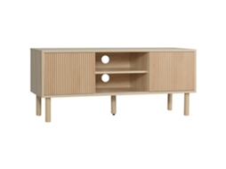 Móvel de Tv Melamina de Madeira Cor Madeira 115x40x49 cm Homcom