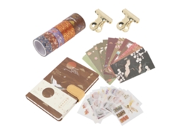 Caja Regalo Cuaderno De Mano Antiguo Con Cinta Bronceada Serie Songhe Late Return