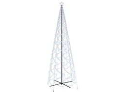 Árvore de natal em cone VIDAXL Branco