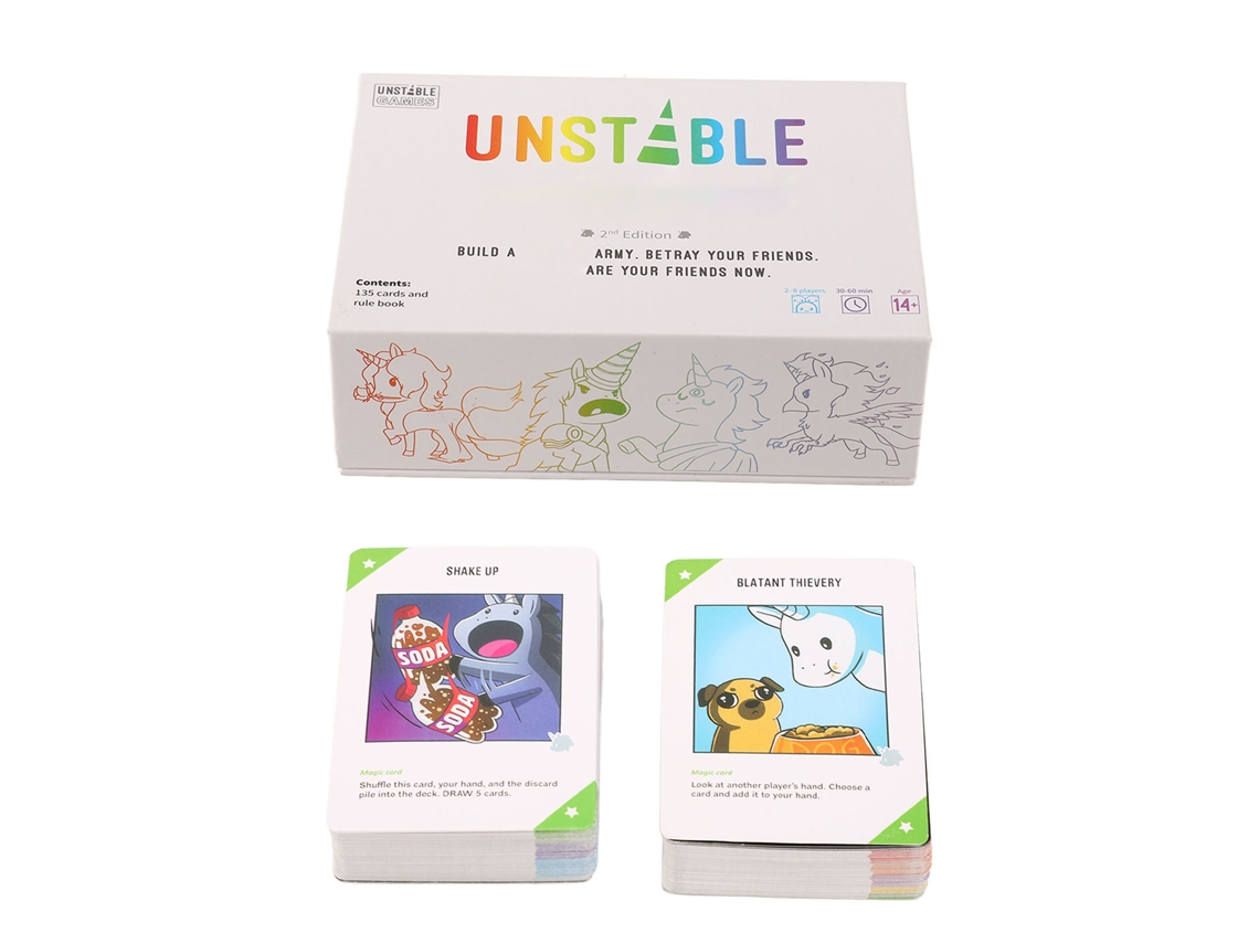 Mali jogo de Cartas Interativo para Festas Adulto Divertido Portátil Presente de Natal 134 Cartões