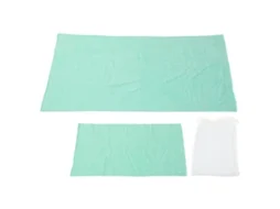 Conjunto Toalhas Coral Fleece 2 Peças Absorvente Malha