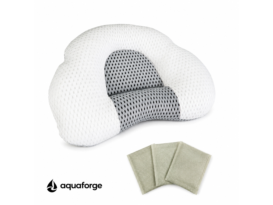 Almofada Cervical Ergonómica Poliéster Respirável