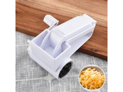 Rallador de Queijo Rotativo de Manivela com Tambores de Aço Inoxidável Multifuncional para Queijo Duro, Chocolate, Nozes e Coco Desidratado