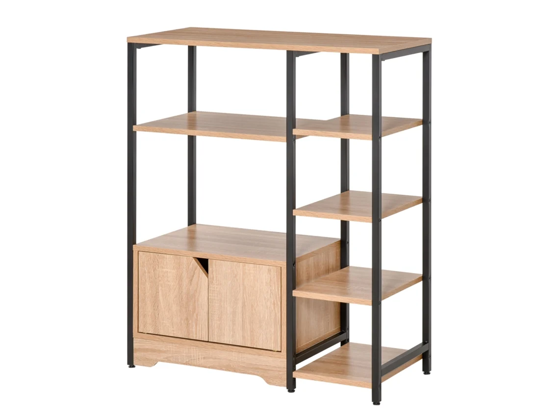 Estante de Cubos com 6 Prateleiras Branco ZACHARY