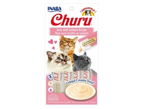 CHURU Cat Receta de Atún Con Salmón 12X4X14 Gr