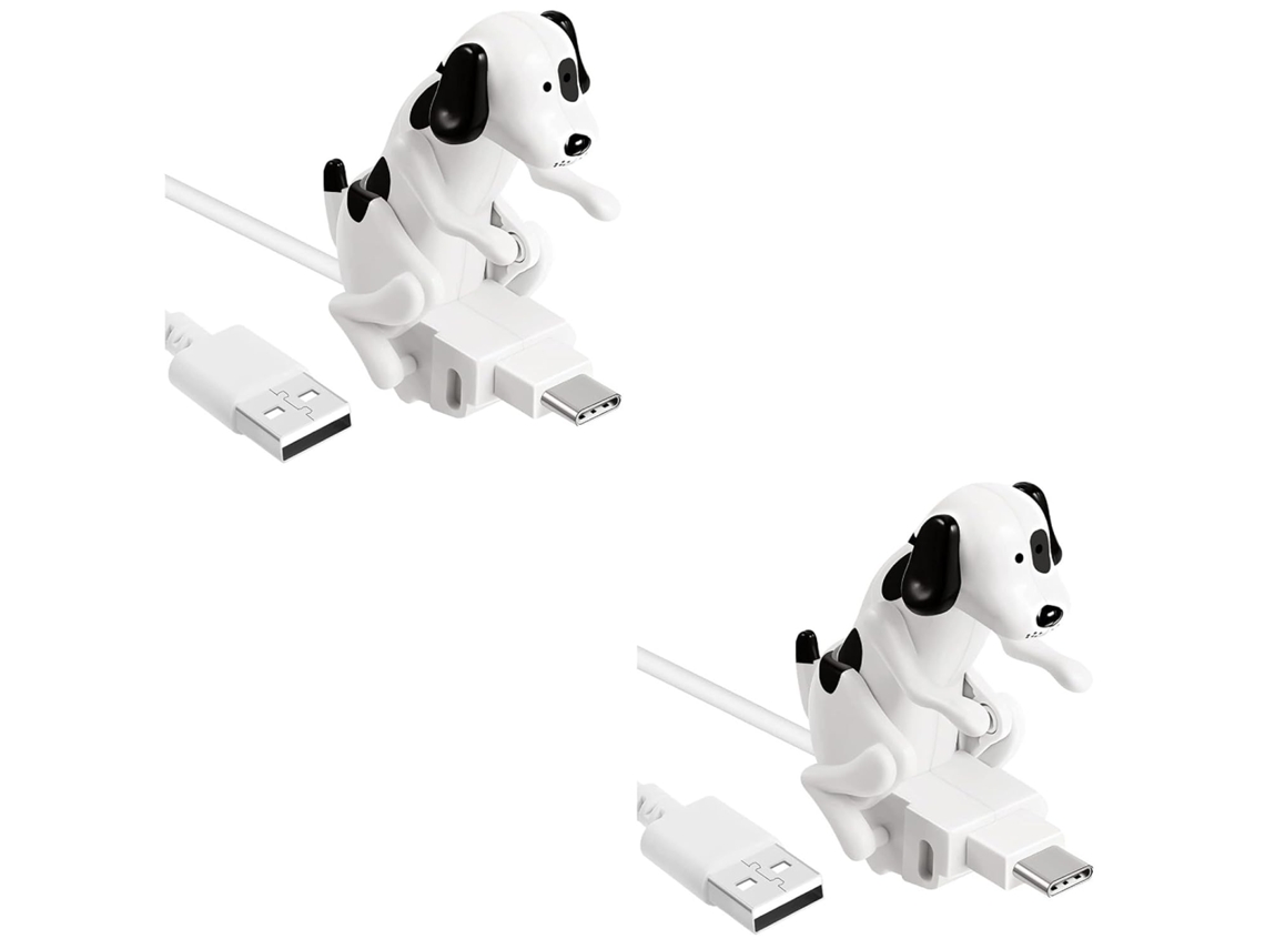 Cabo De Carregamento Usb Tipo C 2 Peças Com Design Divertido