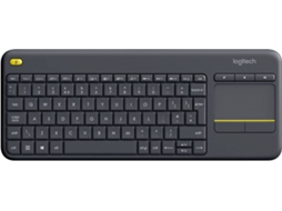 Teclado LOGITECH K400 Plus (Wireless - Layout Belga)