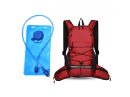 (vermelho Com Reservatório De Água) Mochila Leve Para Atividades Ao Ar Livre, Como Corrida Em Trilha E Ciclismo, Unissex.