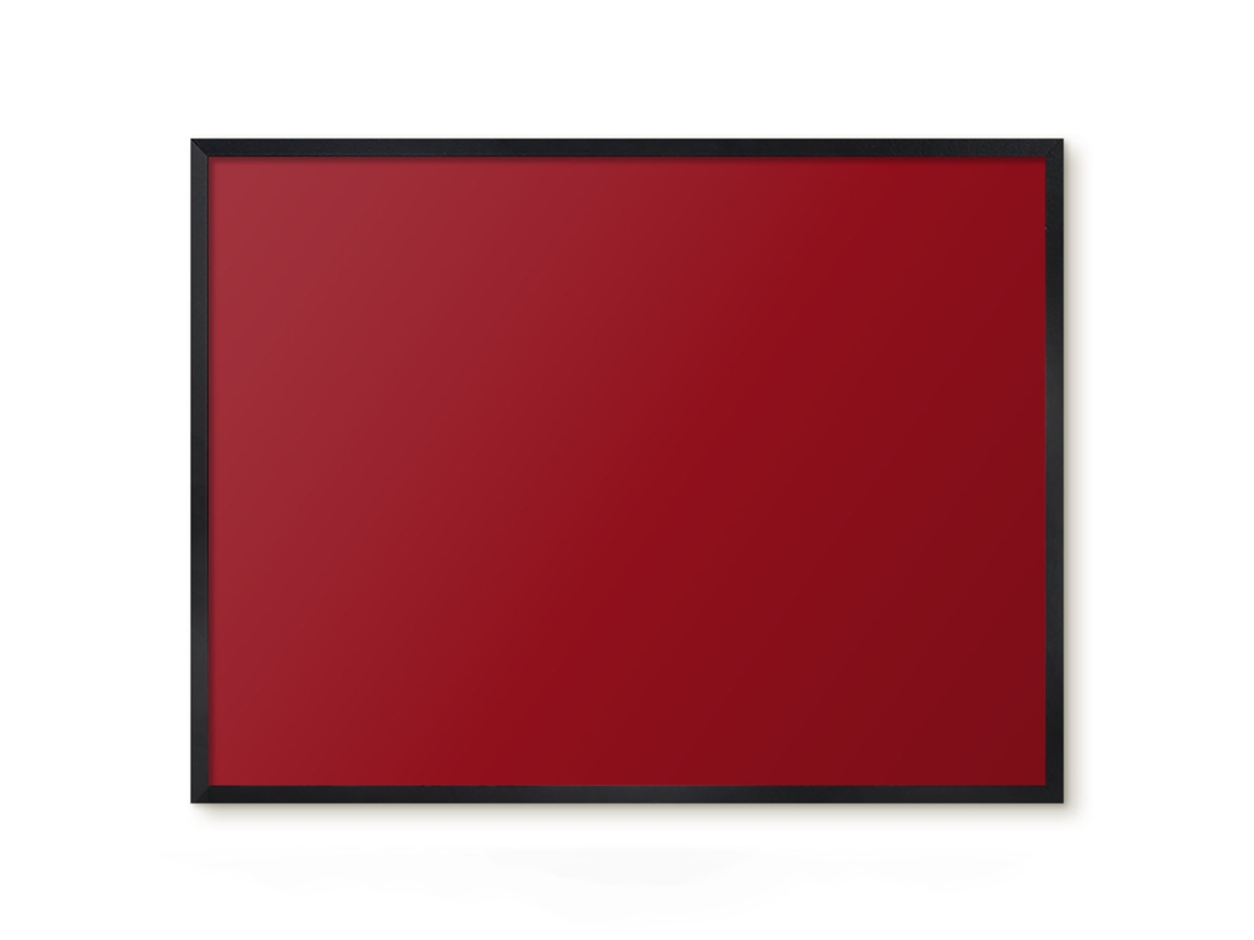 Magnetic Wall Board Vivid Burgundy For The Office Espelharte (80x60 Cm)
