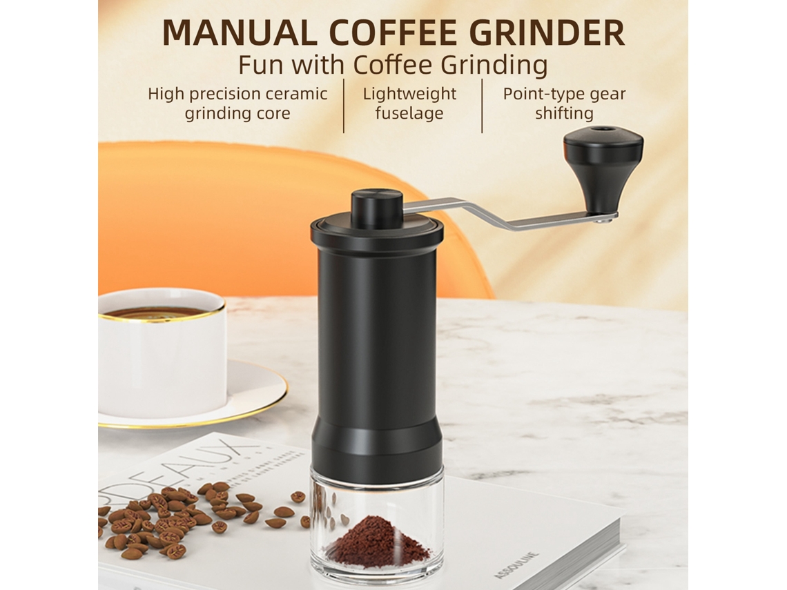 Moedor de café manual Primerox com cerâmica Moinho - 30 configurações