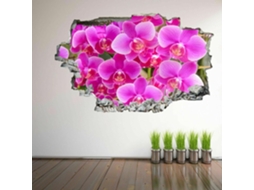 Adesivos Flores De Orquídeas Rosas Muraux Decoratifs Adesivo Mural Salão De Beleza Em28
