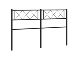 Headboard, Headboards Vidaxl Preto Aço (150 Cm)