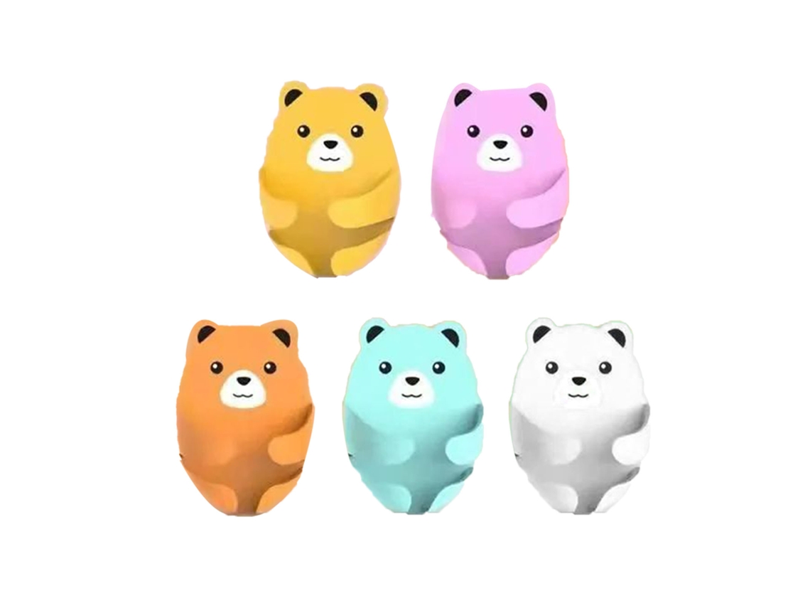 5pcs Ganchos de Plugue Sem Perfuração Urso Cartoon com MARCA