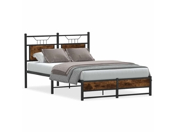 Bed Frame, Bed Frames Vidaxl Marrom Madeira Processada (120 X 200 Cm)