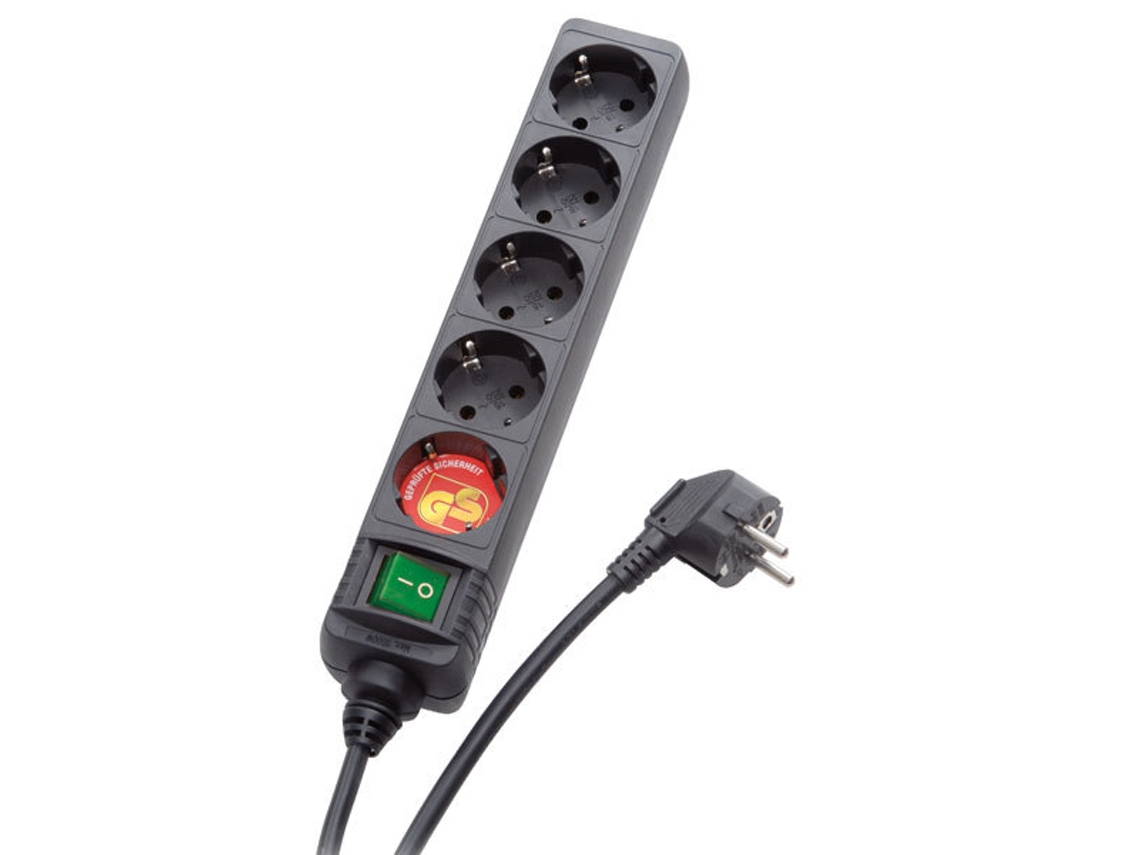 Extensao VIVANCO EBLS 5B (5 Tomadas - 1.4m)