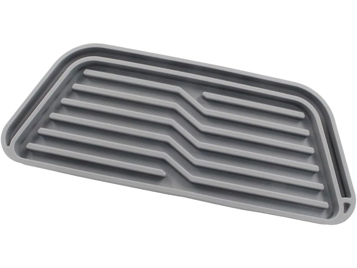 Bandeja coletora de gotas de silicone para geladeira, almofada de absorção de água eficiente, tapete absorvente, acessório de
