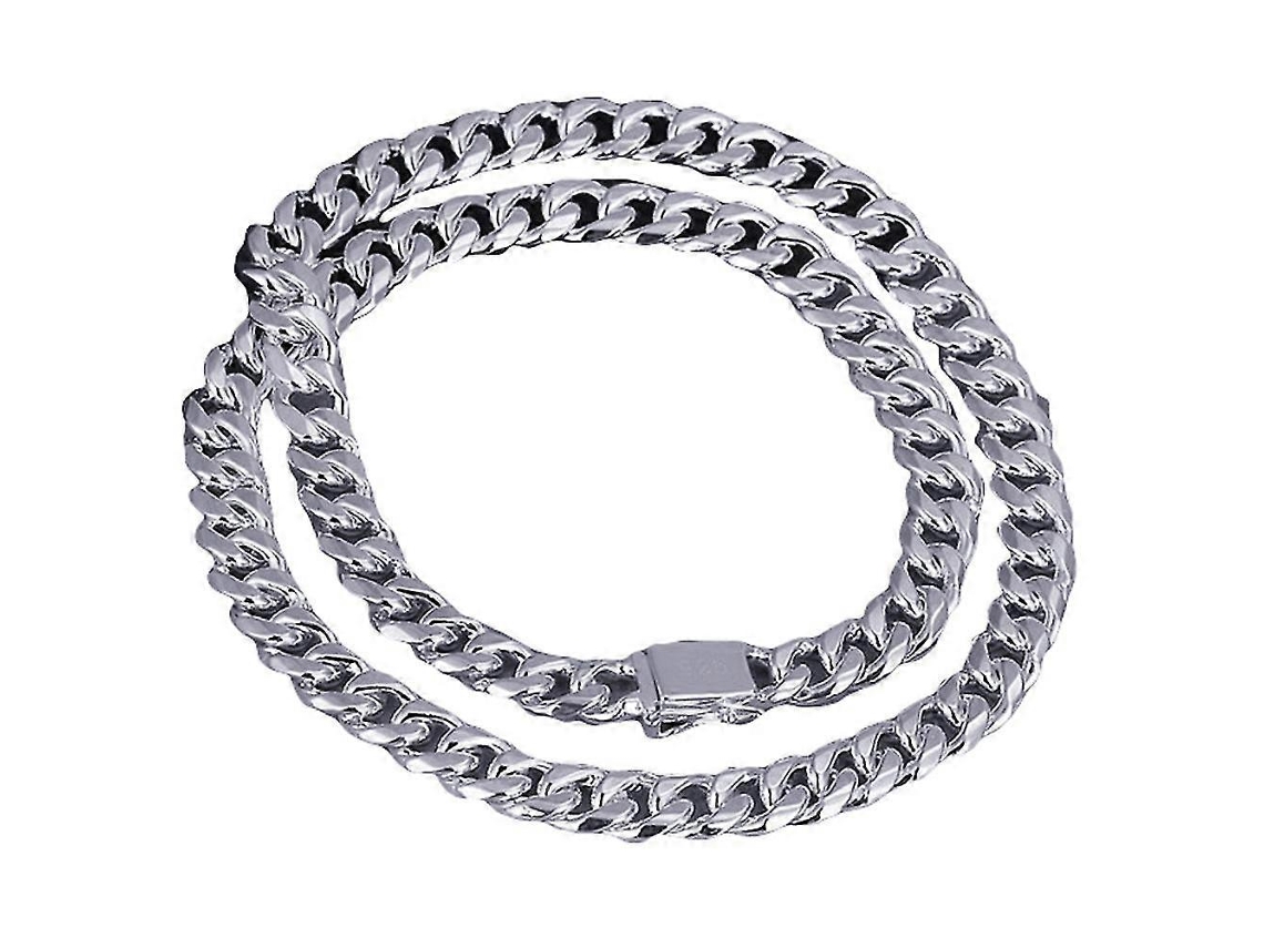 Colar Masculino De Corrente Larga E Grossa Com Estampa, Ideal Para Festas, Baladas E Como Presente De Natal. Hengjian