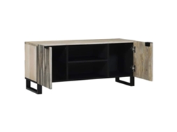 Móveis de TV Branco 105x33x46 cm Madeira Processada MAISON EXCLUSIVE