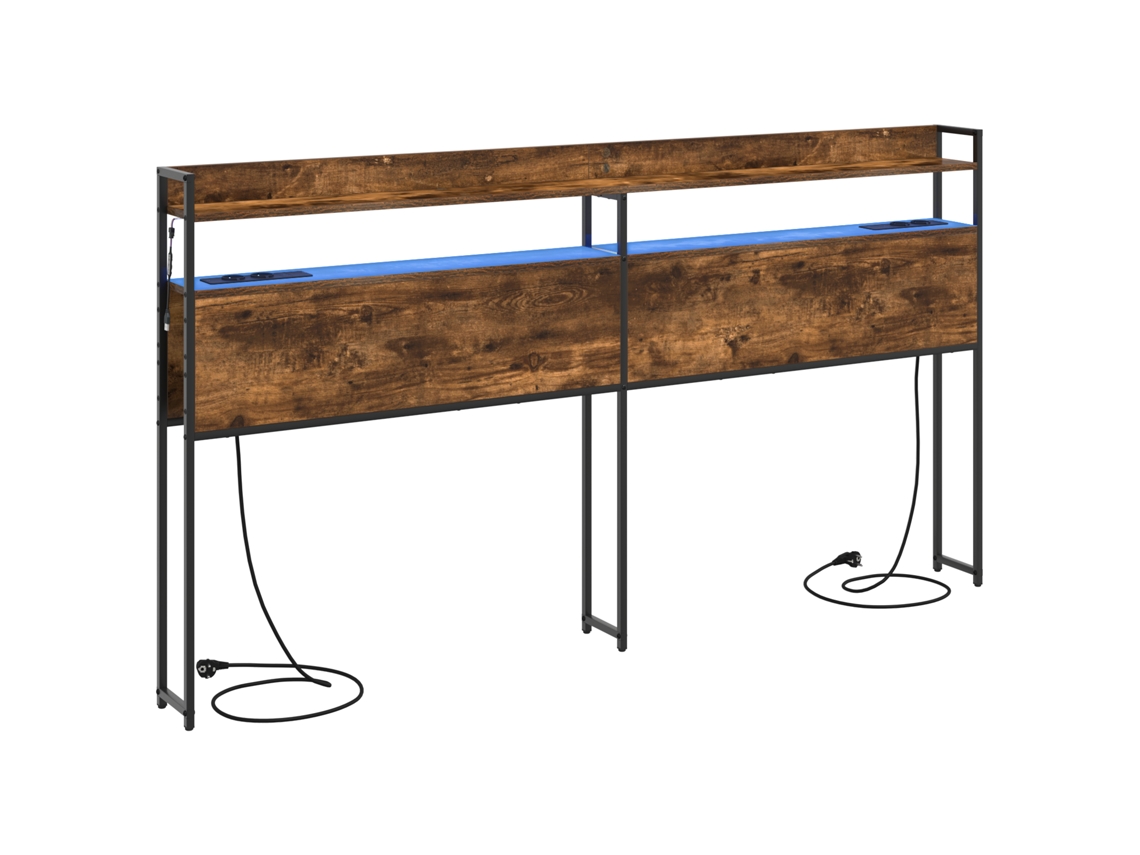 Conjunto 1 Cabeceira Vidaxl Castanho Derivados De Madeira (98 Cm)