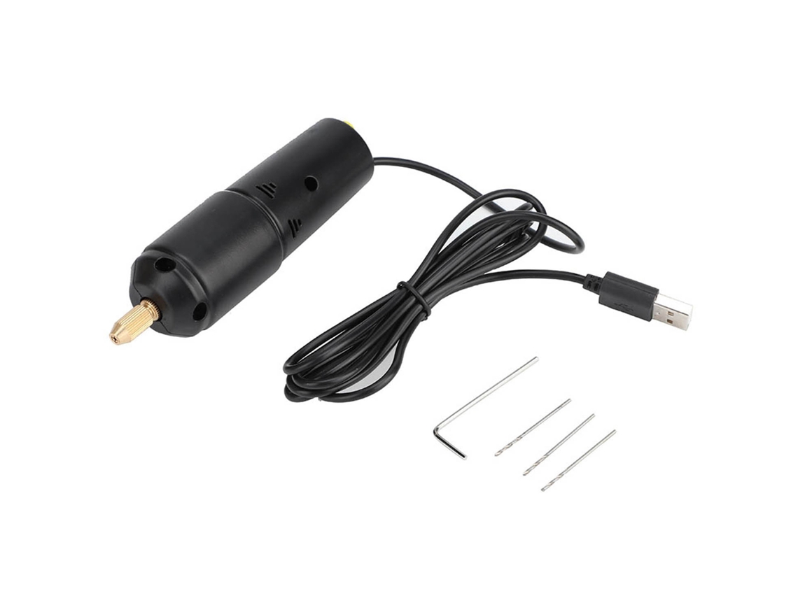 Furadeira De Mão Micro Usb Laxiscreed — Ideal Para Trabalhos Precisos E Portáteis