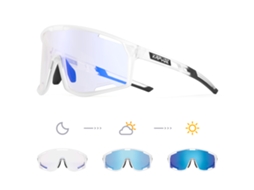 (estilo 19) Óculos De Ciclismo Fotocromáticos Unissex, Lentes Translúcidas De Poliacrilato Com Proteção Uv400