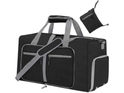 Mala de Viagem Dobrável e Impermeável para Homens Mulheres, Ideal Fins Semana Viagens Curtas, com Compartimento Sapatos Alça Ombro, na Cor P AQUAFORGE