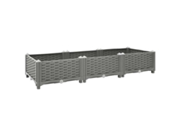 Vidaxl Canteiro Elevado 120x40x23 Cm Polipropileno