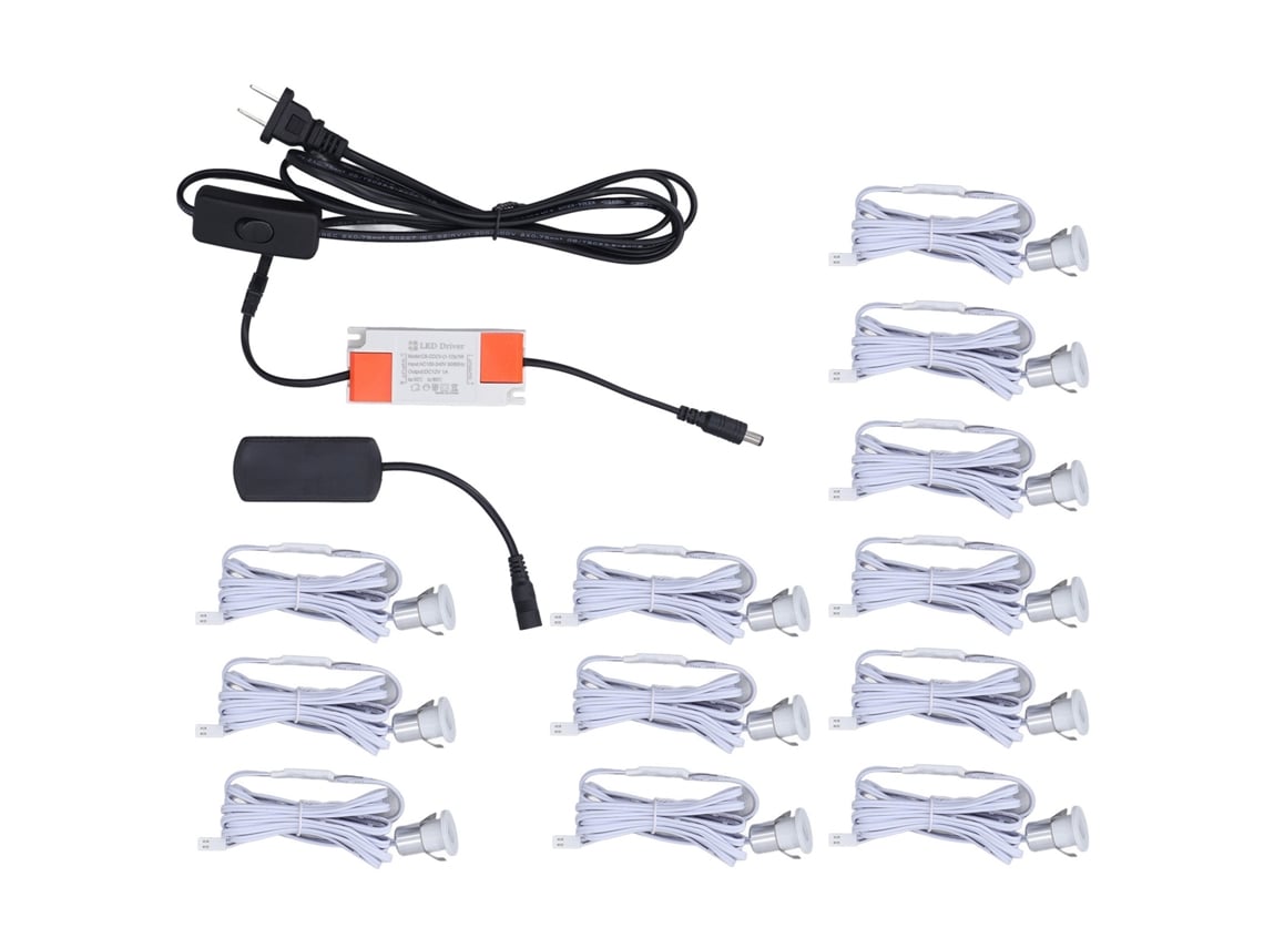 2026 lâmpadas Led Spot Pequenas de 18mm para Instalação Embutida, Mini Luzes de Exposição para Armários de Joias