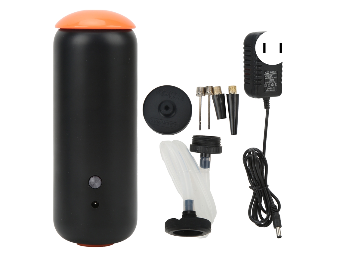 Bomba elétrica de vácuo portátil para sacos de armazenamento, 15l/min, 50kpa, preto laranja, us plug | S/MARCA