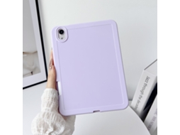 Caneta Stylus Para Tablet Lurelia, Compatível Com Ipad Air 1/air 2 (9,7", Roxo, Silicone, Fixação Magnética, Proteção Antiquedas