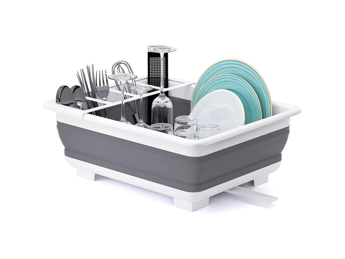 Prateleira para secar pratos plegável portátil Nova LINE para cozinha, caravana, camping S/MARCA