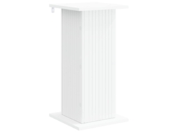 Conjunto 1 Suporte Moderno Para Plantas Vidaxl Branco Derivados De Madeira (30,5 X 30 X 60,5 Cm)