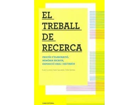 Livro Treball De Recerca, (Batxillerat)